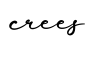 单词crees书写