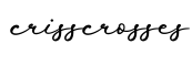 单词crisscrosses书写