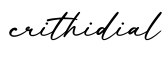 单词crithidial书写