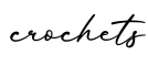 单词crochets书写
