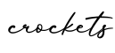 单词crockets书写