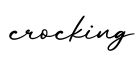 单词crocking书写