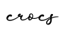 单词crocs书写