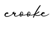 单词crooke书写