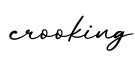 单词crooking书写
