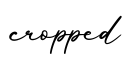 单词cropped书写