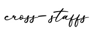 单词cross-staffs书写