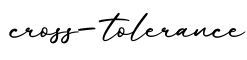 单词cross-tolerance书写