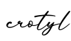 单词crotyl书写