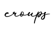 单词croups书写