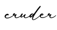 单词cruder书写