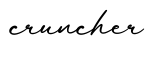 单词cruncher书写