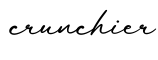 单词crunchier书写