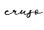 单词cruso书写
