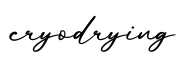 单词cryodrying书写