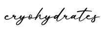 单词cryohydrates书写