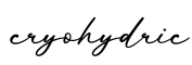 单词cryohydric书写