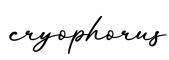 单词cryophorus书写