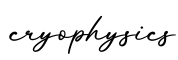 单词cryophysics书写