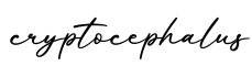 单词cryptocephalus书写
