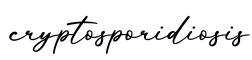 单词cryptosporidiosis书写