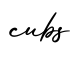 单词cubs书写