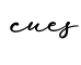 单词cues书写