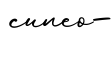 单词cuneo-书写