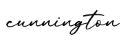 单词cunnington书写
