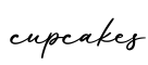单词cupcakes书写