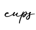 单词cups书写