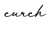 单词curch书写