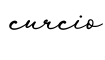 单词curcio书写