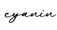 单词cyanin书写