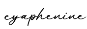 单词cyaphenine书写
