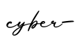 单词cyber-书写