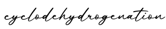 单词cyclodehydrogenation书写