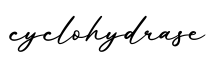 单词cyclohydrase书写