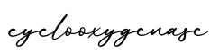 单词cyclooxygenase书写