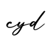 单词cyd书写
