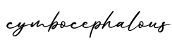 单词cymbocephalous书写