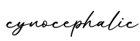 单词cynocephalic书写