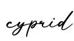 单词cyprid书写