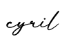 单词cyril书写