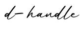 单词d-handle书写