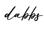 单词dabbs书写