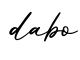 单词dabo书写