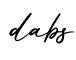 单词dabs书写