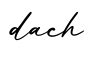 单词dach书写