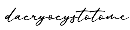 单词dacryocystotome书写